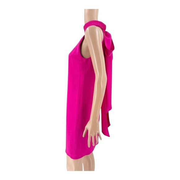 Brandon Maxwell Dress Bow Back Pink Mini US2 - Picture 4 of 11